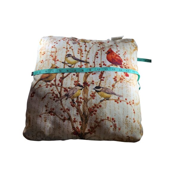 Throw Pillows Set Of 2 Birds tree leaves Tim Coffey cottagecore nature cardinal - Picture 6 of 7